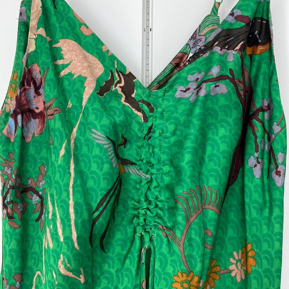 Zara green mini dress